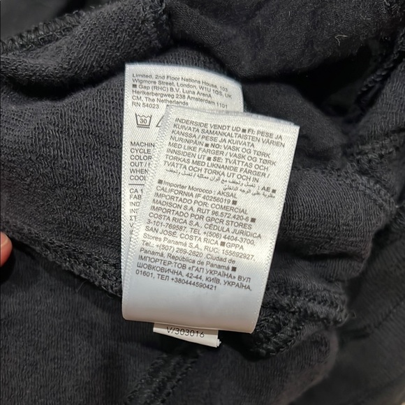 Athleta Black Performance Baggy Wide Leg Capris - Picture 7 of 7